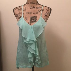 NWOT sleeveless mint top